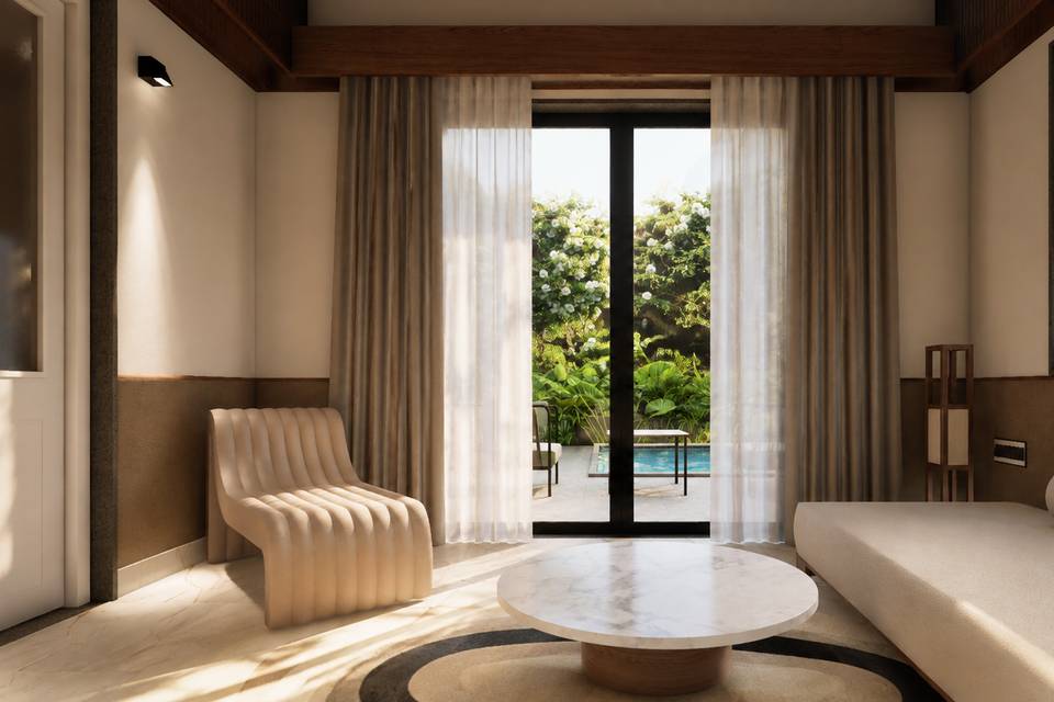 Cottage with plunge pool