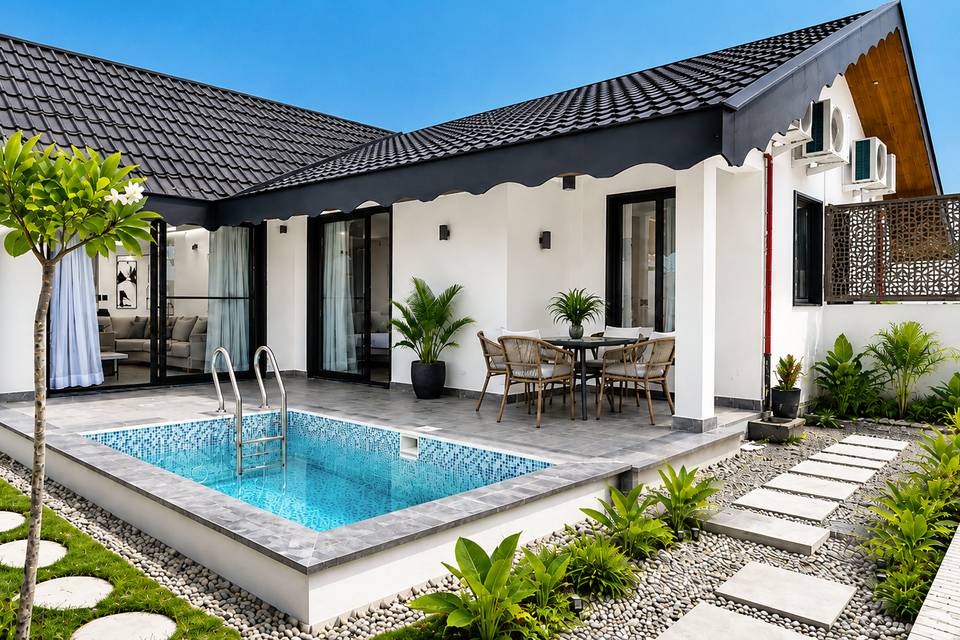 Cottage with plunge pool