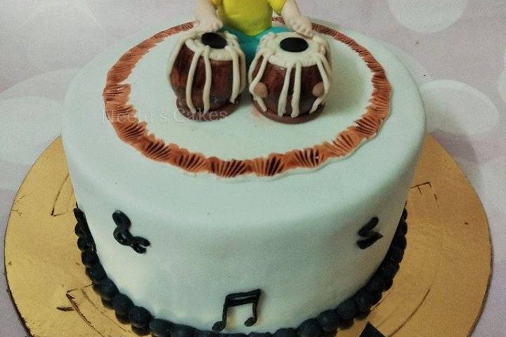 Cute Tabla Cake | Online delivery | The Mad Bakers | Raipur - bestgift.in
