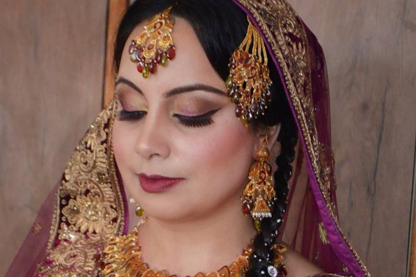 Bridal makeup