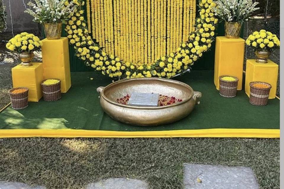 Haldi decor