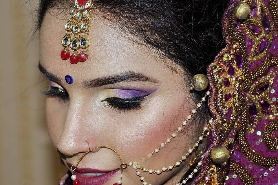 Bridal makeup