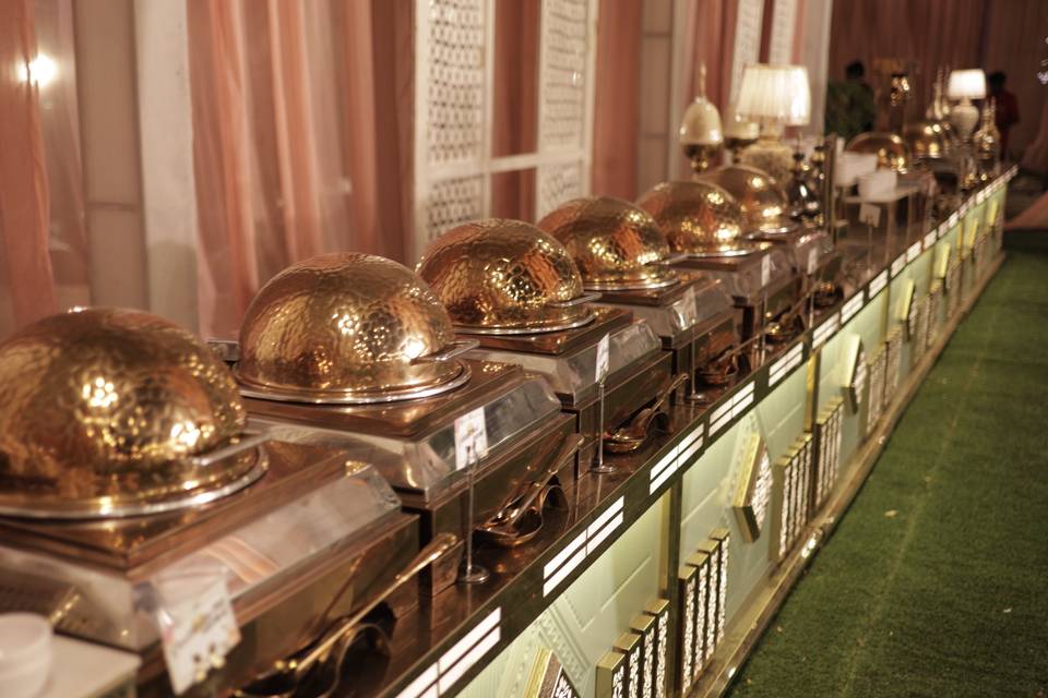 Catering setup
