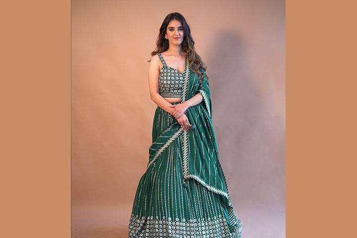 Green Lehenga Choli