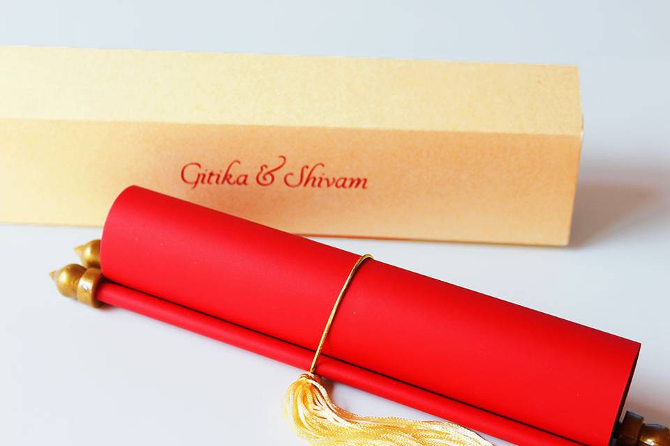 Wedding invitation design