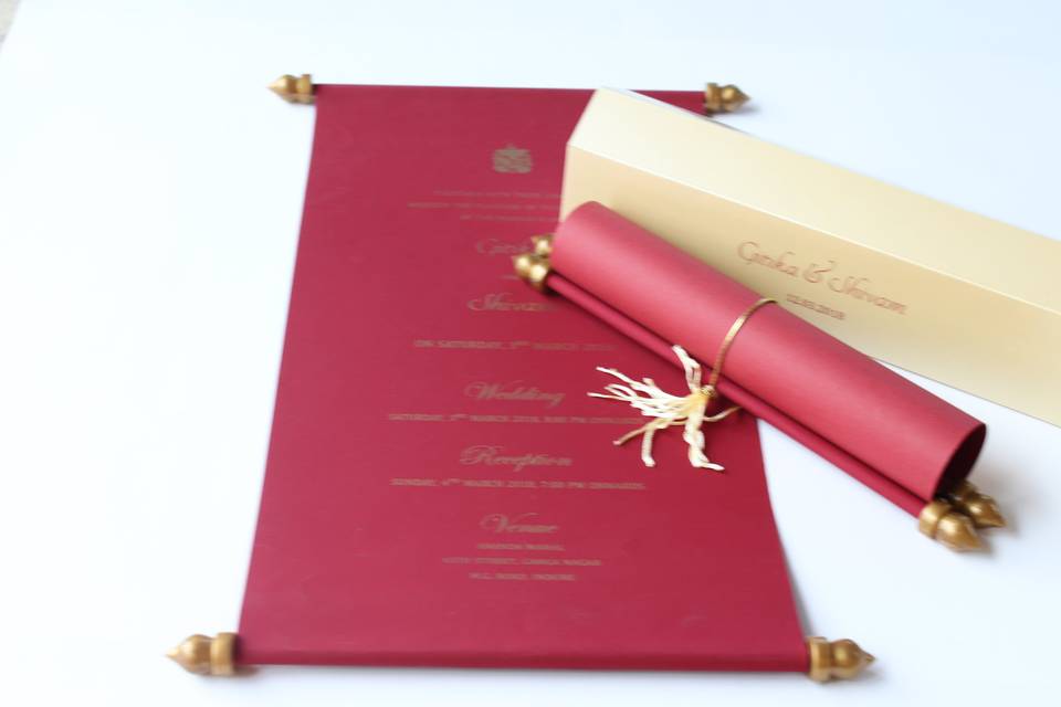 Wedding invitation design