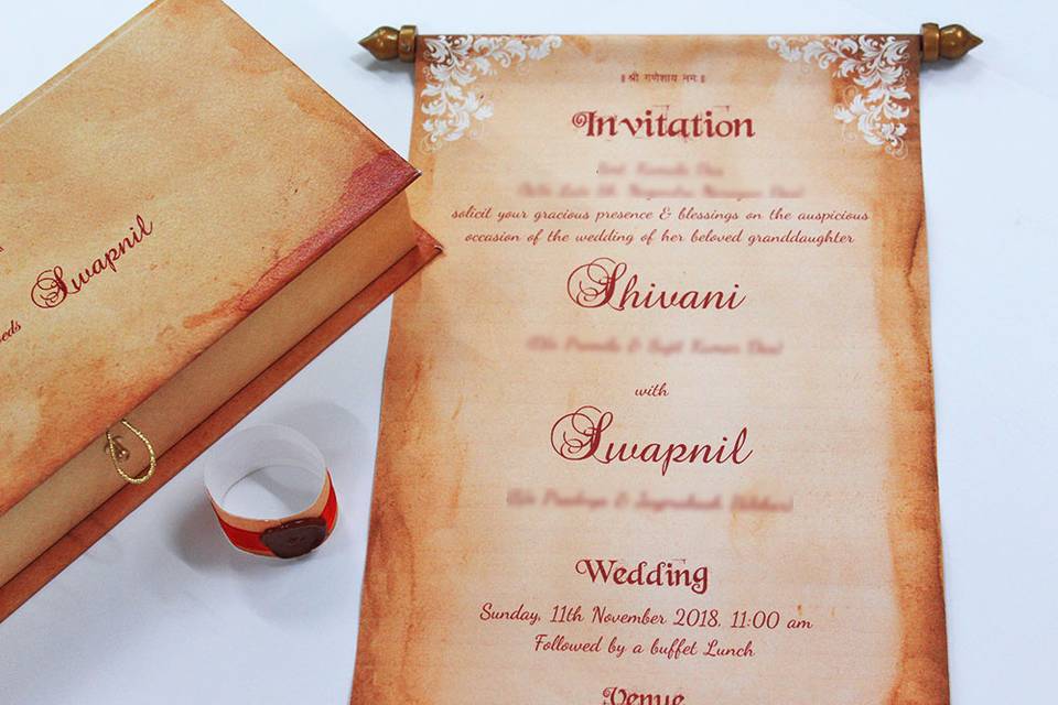 Wedding invitation design