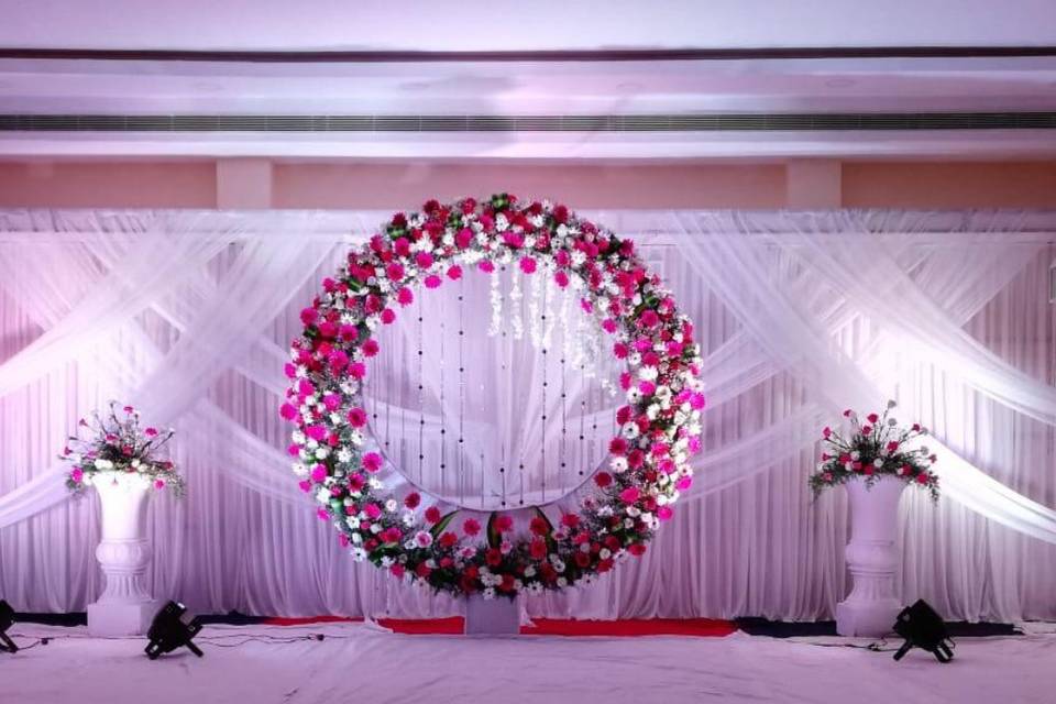 Reception&saree ceremony decor