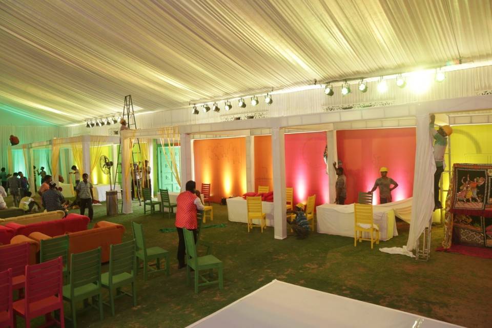 Catering Area Setup