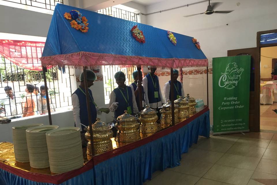 Food setup and presentation