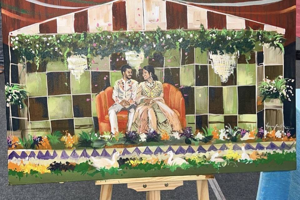 Live painting
