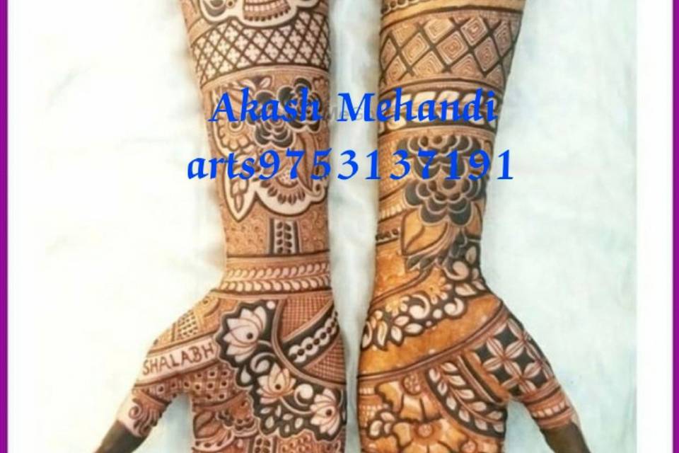 Bridal mehndi