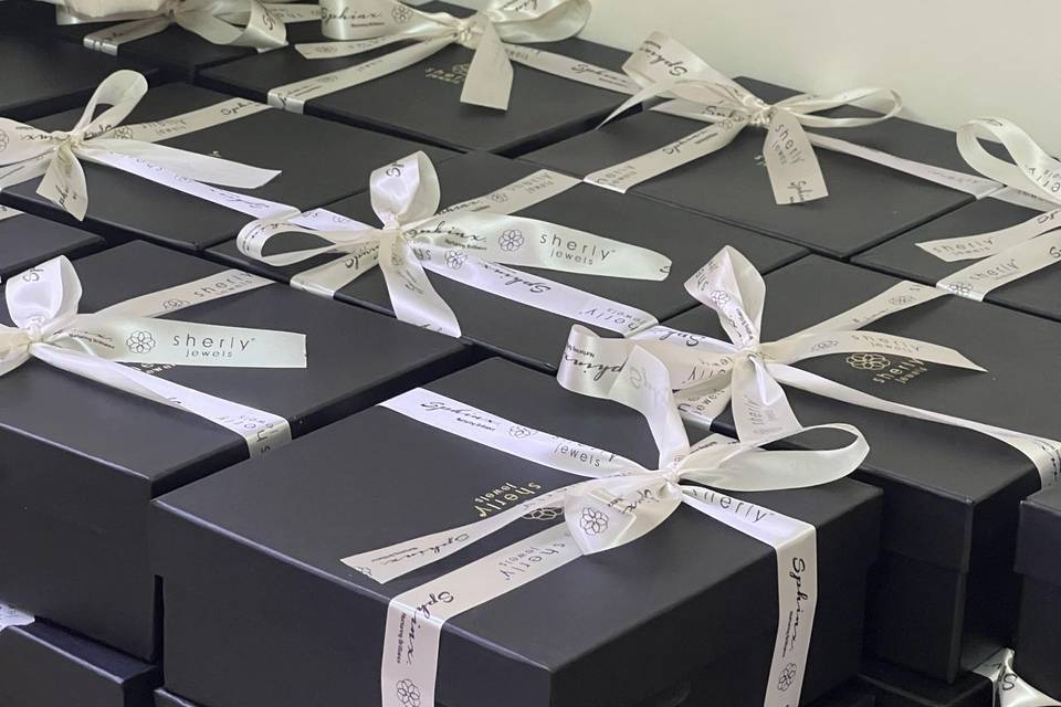 Black and white Gift Box
