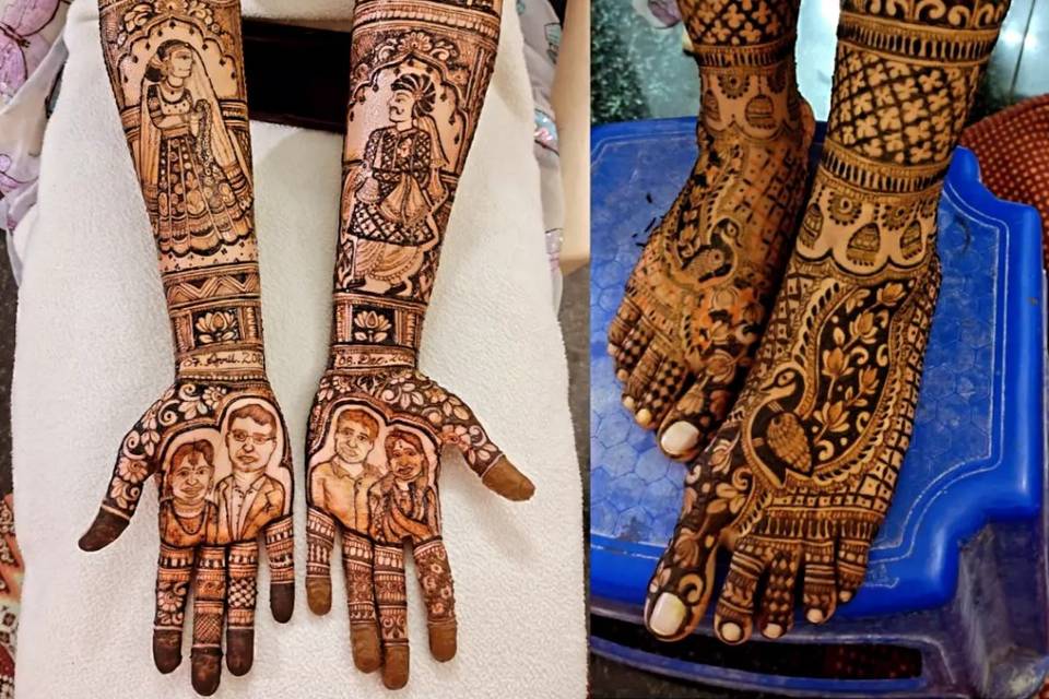 Bridal mehendi