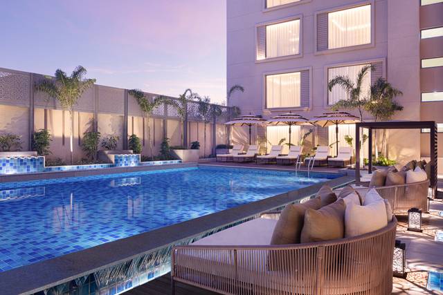 Poolside