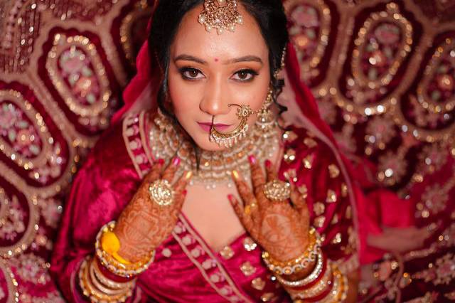 Flawless bridal makeup