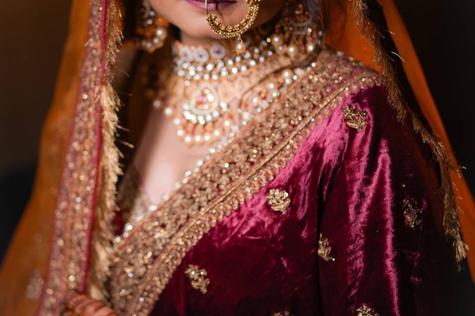 My gorgeous regal bride Meenal