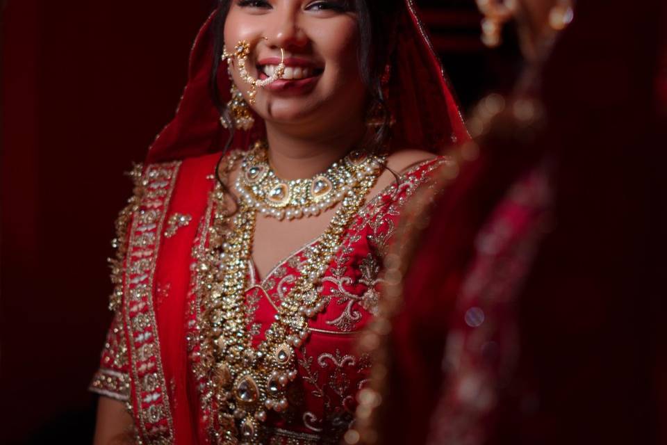 Airbrush bridal makeup