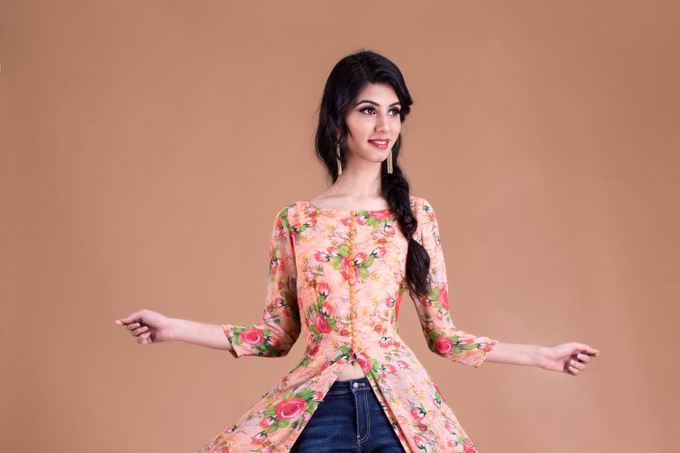 Front open kurti