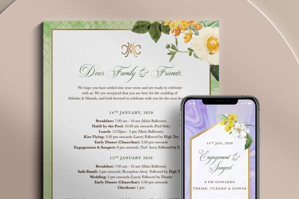 Wedding invite