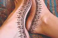 Mehndi for your feet