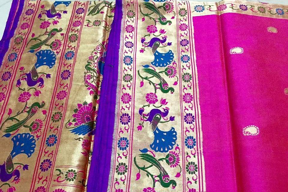 Banarsi paithani saree