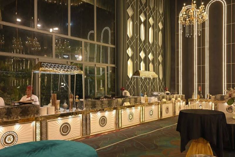 Catering setup