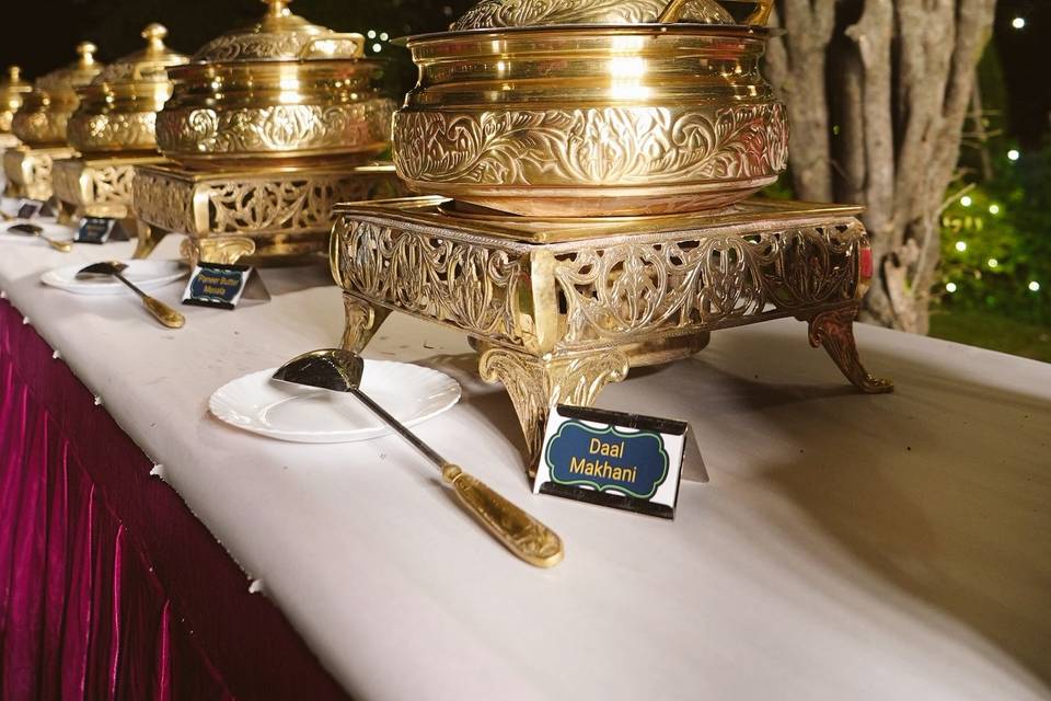 Catering setup