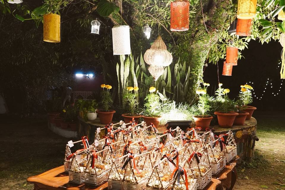 Catering setup