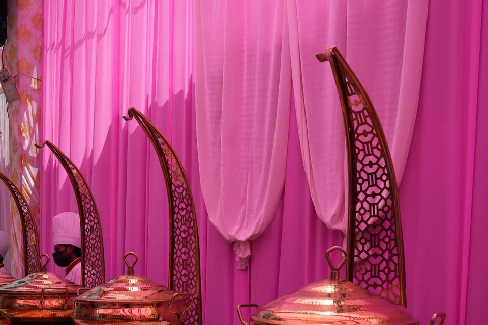 Catering setup