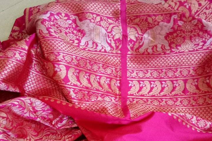 Banarasi Shikargah Lehenga