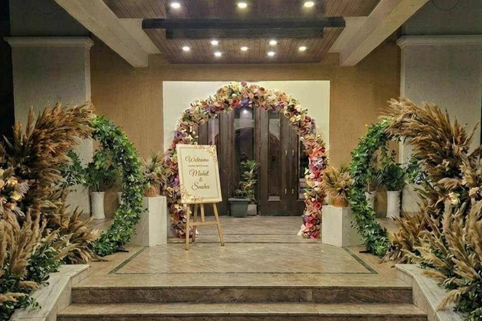 Entrance of the resort