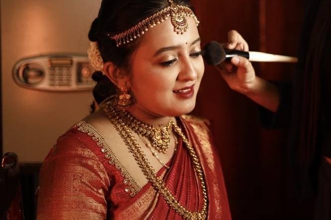 Muhurtham bridal makeup