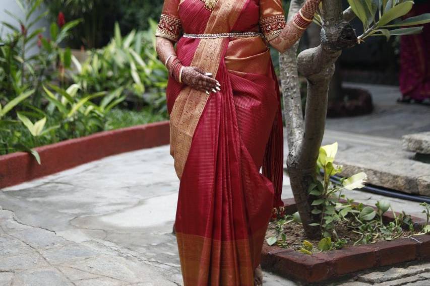 Muhurtham bridal makeup