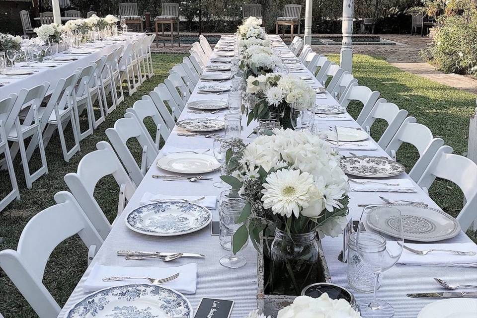 Catering setup