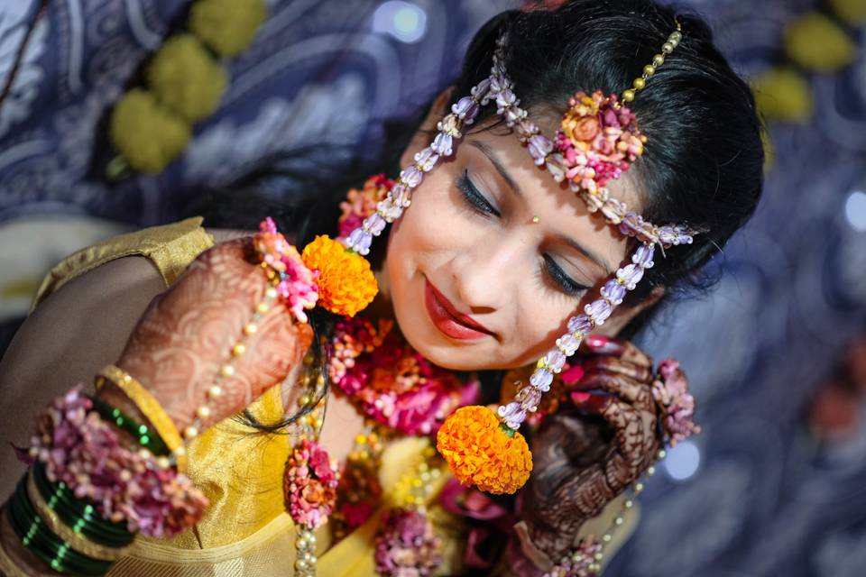 Haldi bride