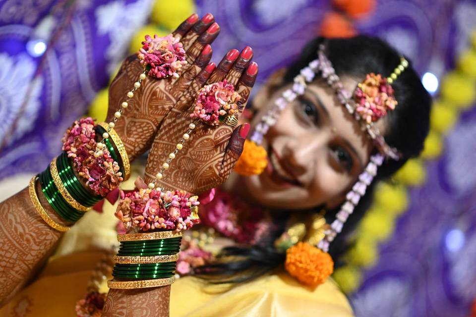 Haldi bride