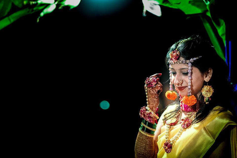 Haldi bride