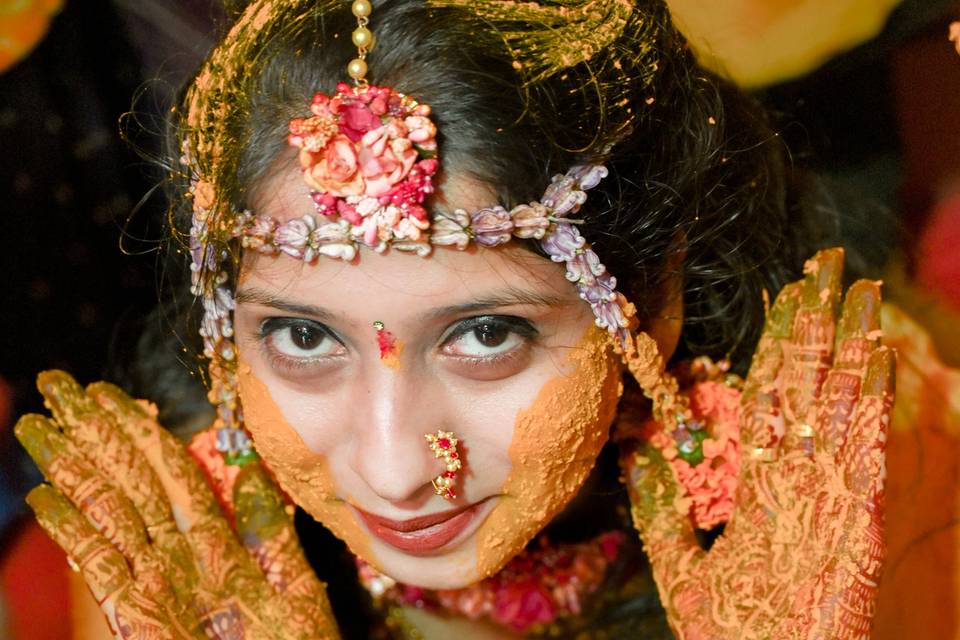 Haldi bride