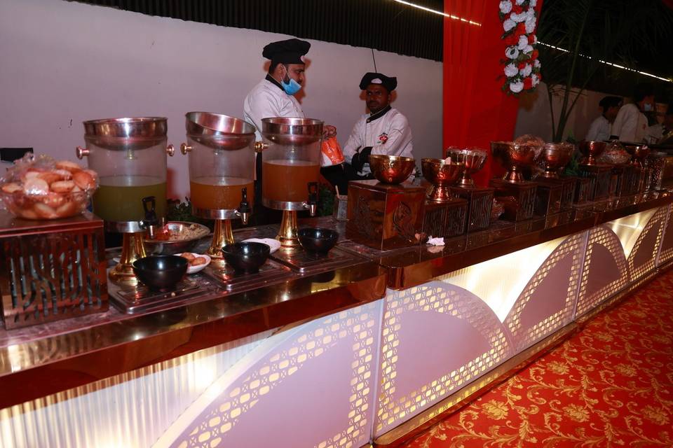Catering setup