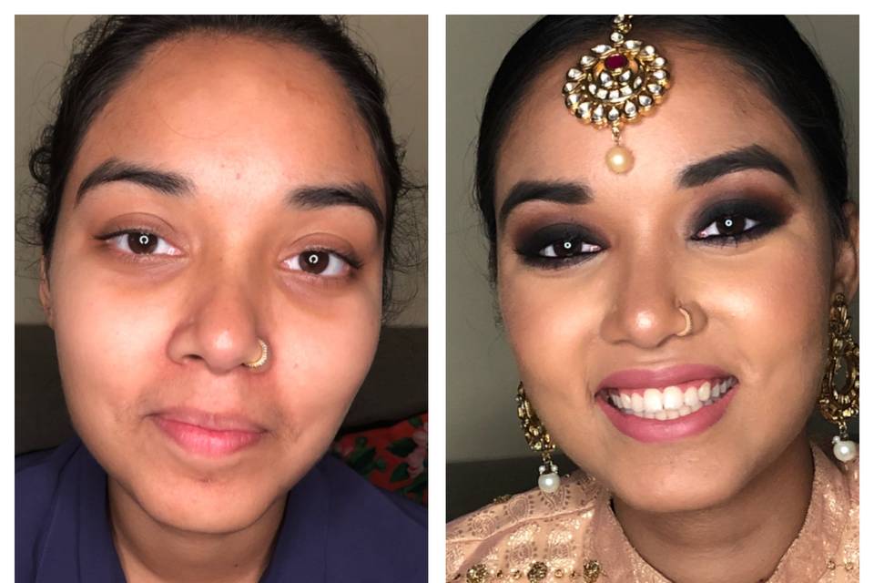 Bridal makeup