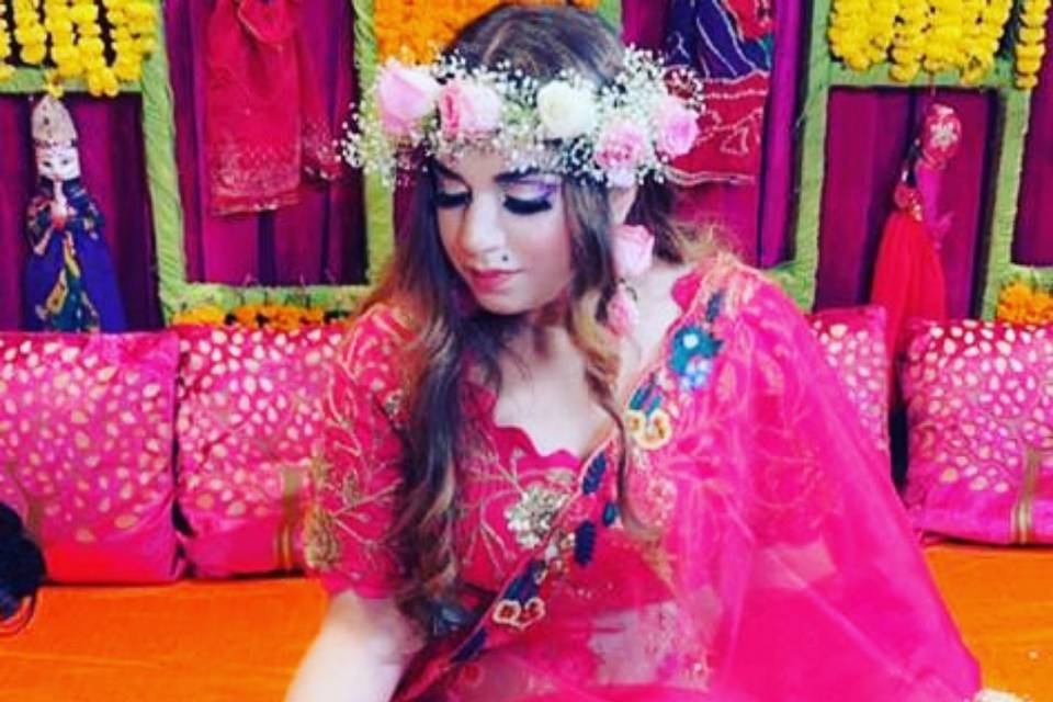 Mehndi makeup