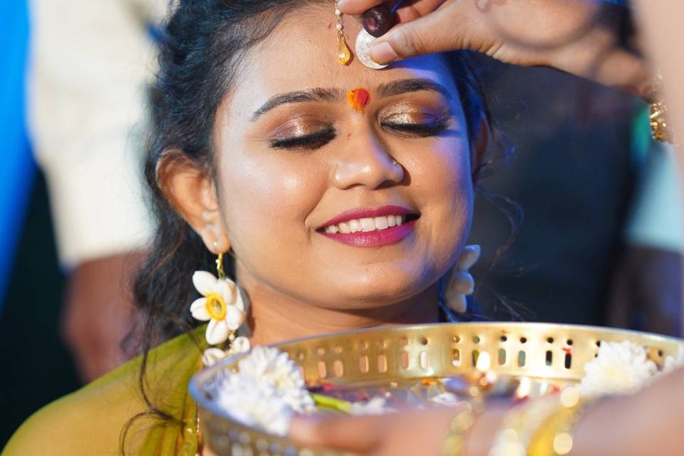 Bridal Haldi look