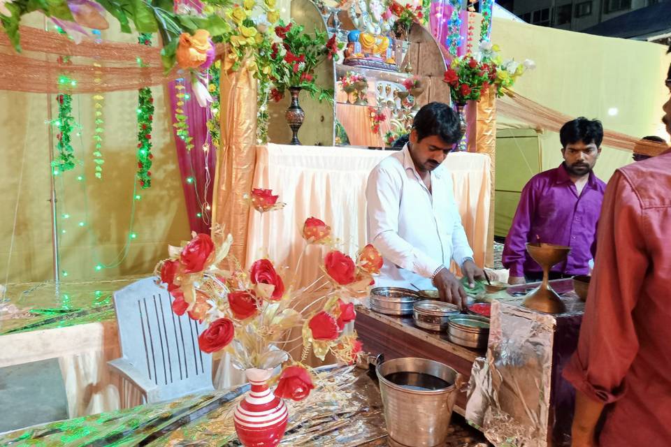 Catering setup