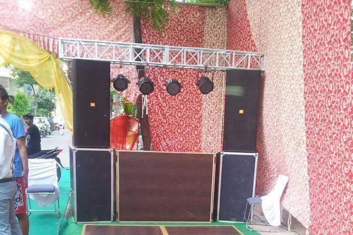 DJ set up