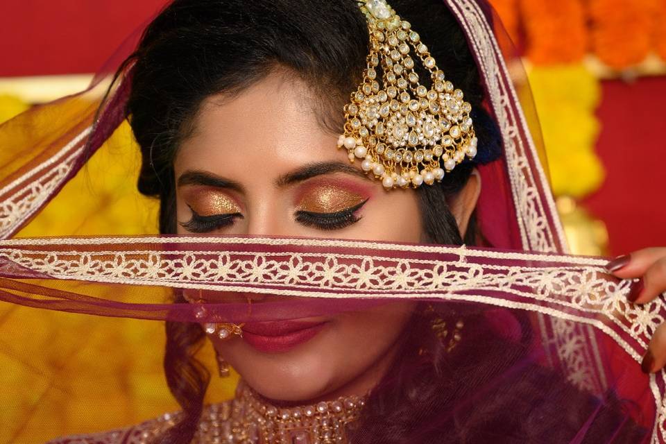 Bridal makeup