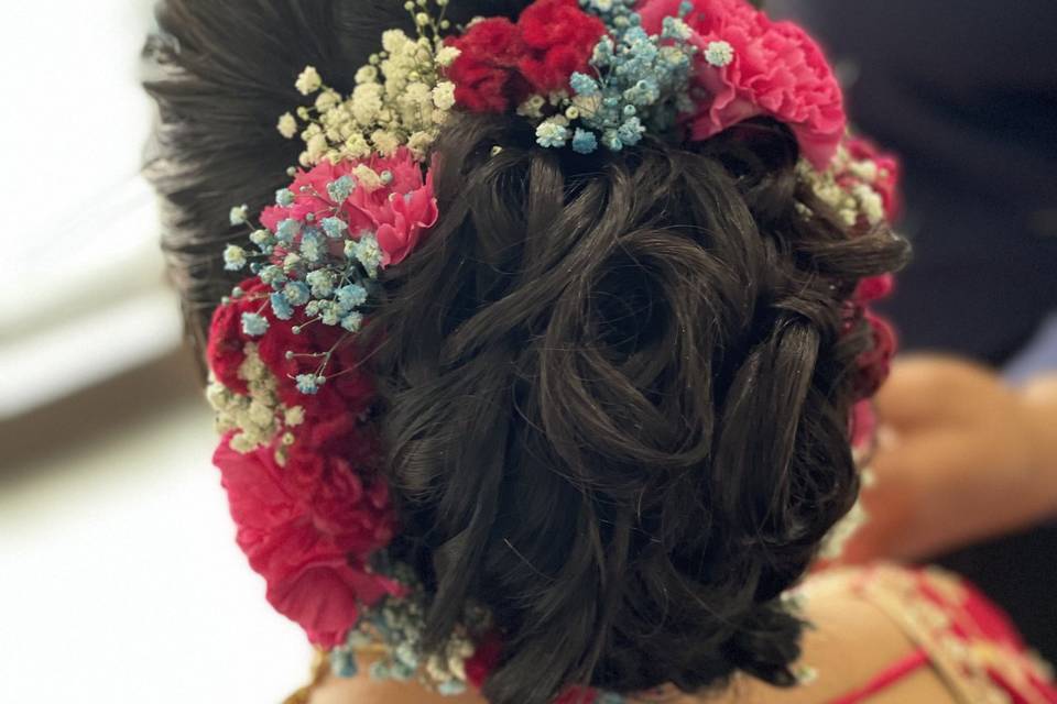 Bridal hair