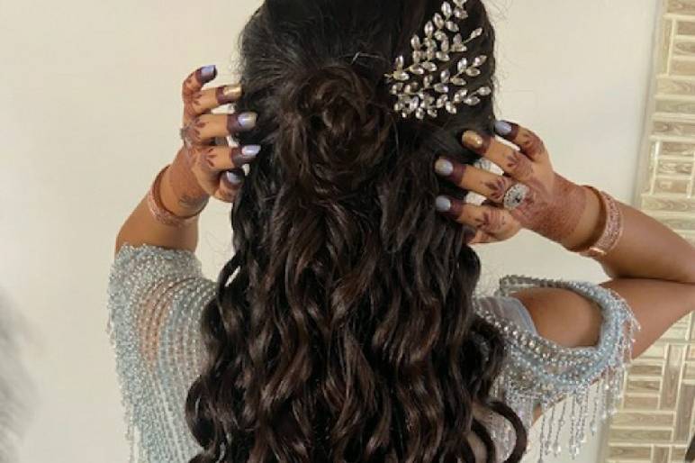 Bridal hair