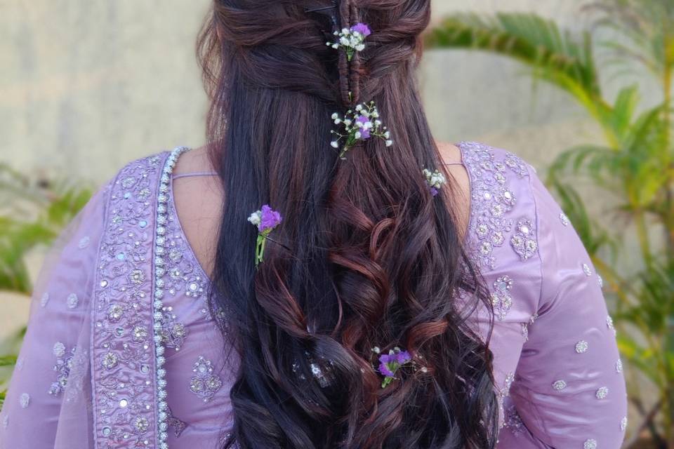 Bridal hair