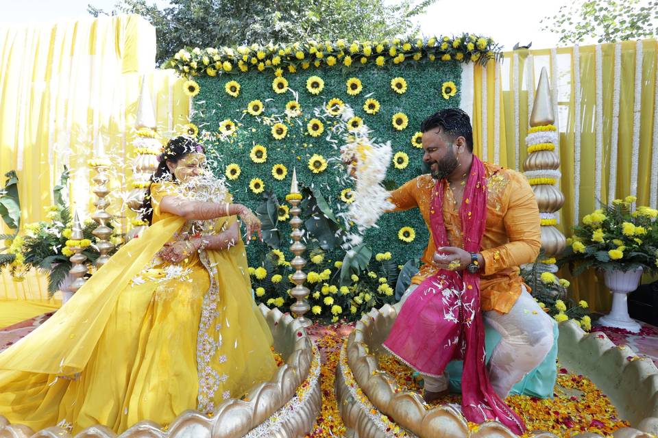 Poolside Haldi